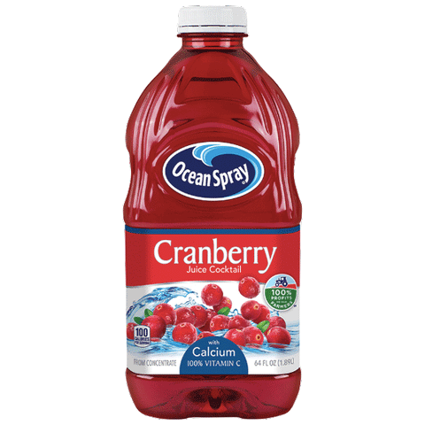 Ocean Spray Cranberry Juice With Calcium, 64 Fl. Oz. - Water Butlers