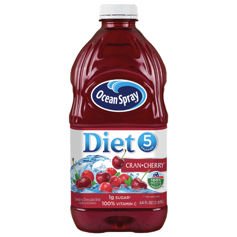 Ocean Spray Diet Juice, Cran-Cherry, 64 Fl Oz - Water Butlers