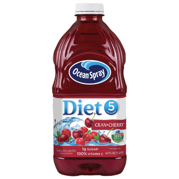 Ocean Spray Diet Juice, Cran-Cherry, 64 Fl Oz