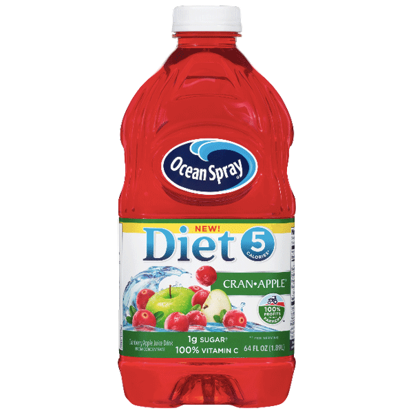 Ocean Spray Diet Juice, Cran-Apple, 64 Fl Oz - Water Butlers