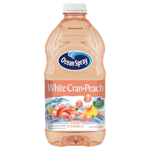 Ocean Spray White Cran-Peach Juice, 64 Fl. Oz. - Water Butlers