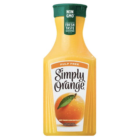 Simply Orange Pulp Free Orange Juice, 52 fl oz - Water Butlers