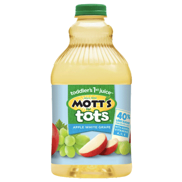 Mott's for Tots Apple White Grape Juice, 64 Fl Oz