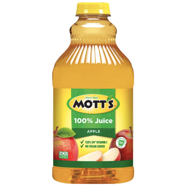 Mott's 100% Apple Juice, 64 Fl Oz Bottle - Water Butlers