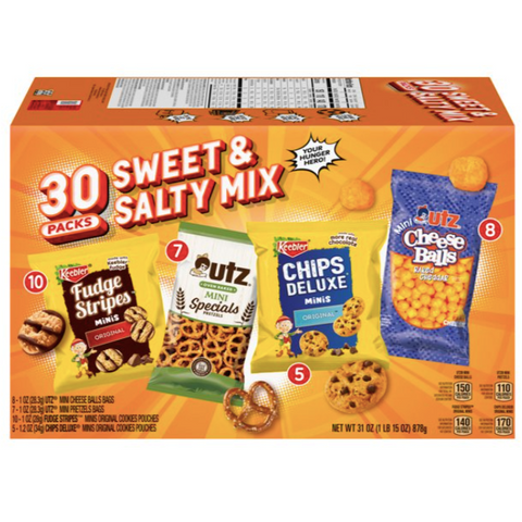 Keebler Sweet and Salty Variety Mix, 30 Count