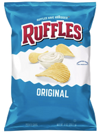 Ruffles Ridged Potato Chips, Original - 9oz - Water Butlers