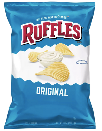 Ruffles Ridged Potato Chips, Original - 8.5oz