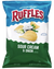 Ruffles Ridged Potato Chips, Sour Cream & Onion - 8.5oz - Water Butlers
