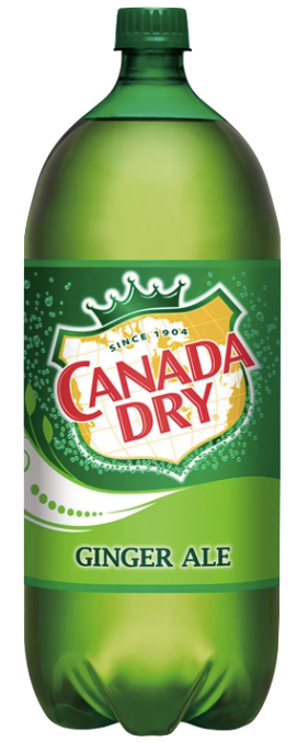 Canada Dry Ginger Ale Soda, 2 L Bottle