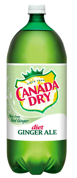Diet Canada Dry Ginger Ale, 2L Bottle - Water Butlers