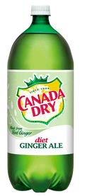 Diet Canada Dry Ginger Ale Soda, 2L Bottle