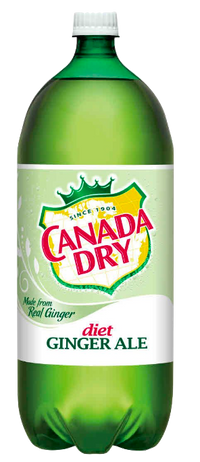Diet Canada Dry Ginger Ale, 2L Bottle - Water Butlers