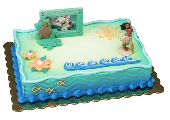 Disney Moana Birthday Cake - Water Butlers