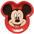 Mickey Mouse-Shaped Paper Dinner Plates, 8 Ct