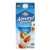 Blue Diamond Almond Breeze Vanilla Almondmilk, Half Gallon - Water Butlers