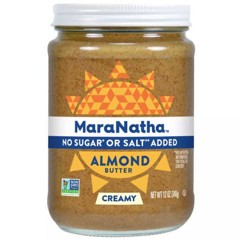 Maranatha No Added Sugar or Salt No Stir Almond Butter, 12 oz