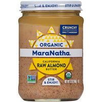 Maranatha Organic Raw Crunchy Almond Butter, 12 oz