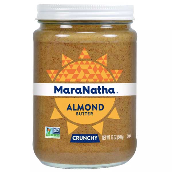 MaraNatha All Natural Almond Butter Crunchy, 12 oz