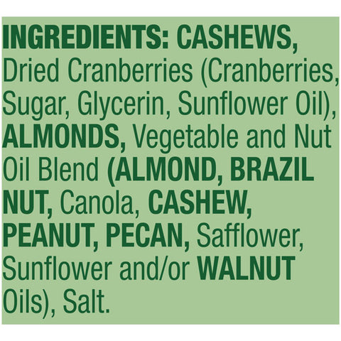 Emerald Nuts Cashews & Almonds Wth Dried Cranberries, 10 Count