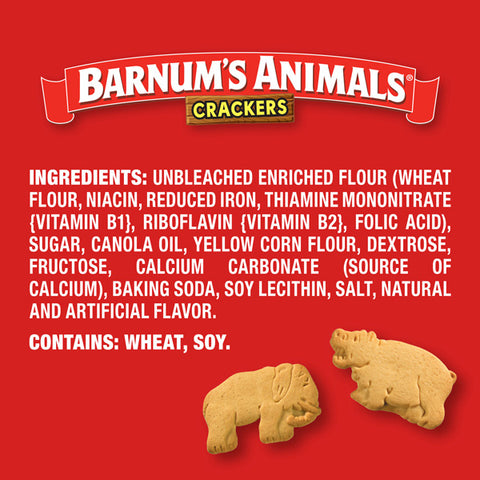 Barnum's Snak-Saks Original Animal Crackers, 8 oz