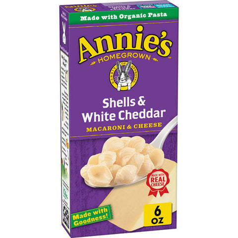 Annie's Shells & White Cheddar Mac & Cheese, 6 oz