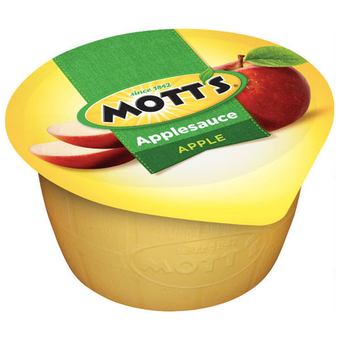 Mott's Apple Applesauce, 4 oz Cups, 18 Ct - Water Butlers