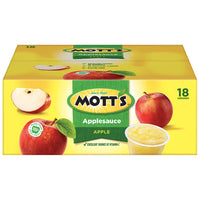 Mott's Apple Applesauce, 4 oz Cups, 18 Ct - Water Butlers