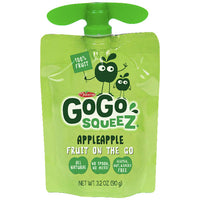 GoGo squeeZ Applesauce, Apple, Banana, Strawberry 3.2oz, 12 Ct - Water Butlers
