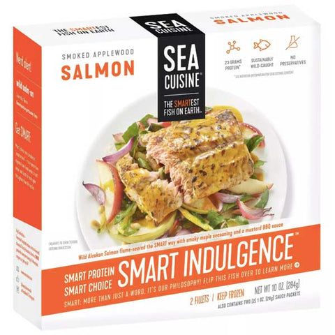 Sea Cuisine Smoked Applewood Salmon, 10 oz - Water Butlers