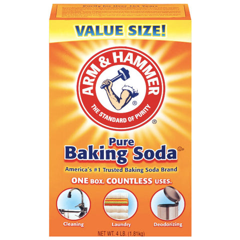 Arm & Hammer Pure Baking Soda, Value Pack, 4 lbs