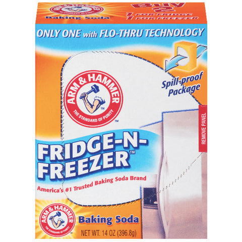 Arm & Hammer Baking Soda Fridge-n-Freezer Odor Absorber, 14 oz