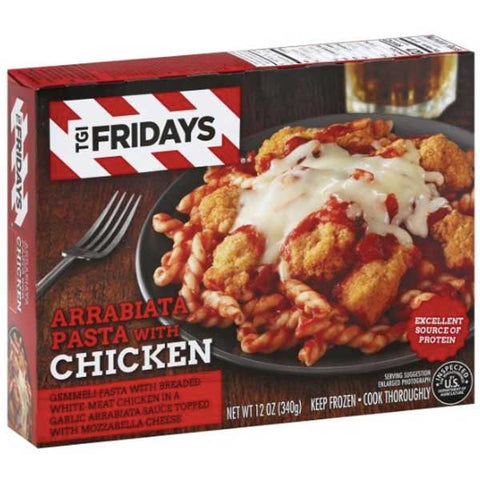 TGI Fridays Arrabiata Pasta with Chicken, 12 oz - Water Butlers