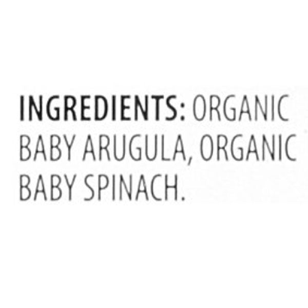 Marketside Organic Arugula & Spinach, 5 oz - Water Butlers