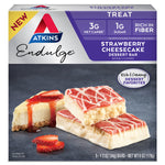 Atkins Endulge, Strawberry Cheesecake Dessert Bar, Keto Friendly, 5 Count