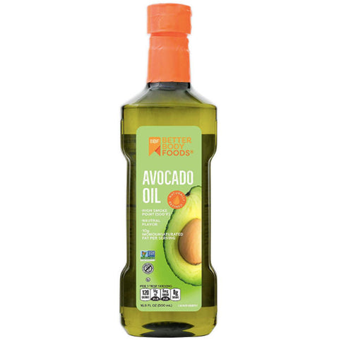 BetterBody Foods Pure Avocado Oil, 16.9 oz - Water Butlers