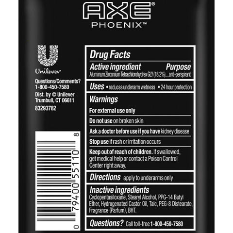 Axe Phoenix All-Day Dry Antiperspirant & Deodorant Stick, 2.7 oz