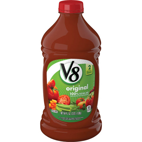 V8 Juice, Original 100% Vegetable Juice, 64 oz