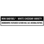 Mini Babybel White Cheddar Semisoft Cheese, 12 Ct