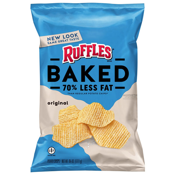 Ruffles Baked Original Potato Crisps, 6.25 oz.