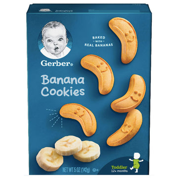 Gerber Banana Cookies, 5 oz