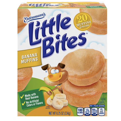 Entenmann's Little Bites, Banana Muffins, 5 Ct - Water Butlers