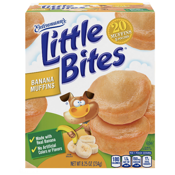 Entenmann's Little Bites, Banana Muffins, 5 Ct