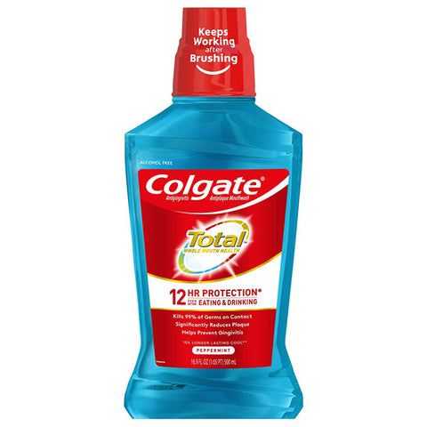 Colgate Total Mouthwash, Peppermint Blast, 1L