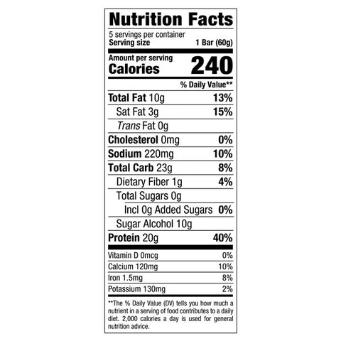 Think! High Protein Bar, Chunky Peanut Butter, 20g Protein, Gluten Free, 5 Count