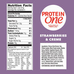 Protein One, Strawberries & Cream Protein Bars, Keto Friendly, 5 Count