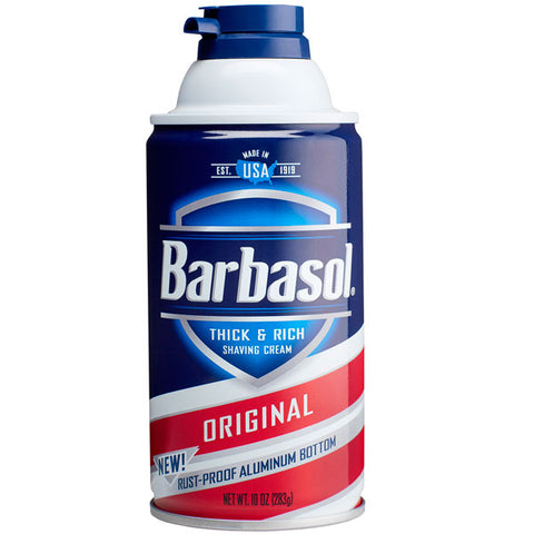 Barbasol Original Thick & Rich Shaving Cream, 10 oz