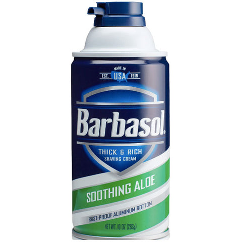 Barbasol Soothing Aloe Thick & Rich Shaving Cream, 10 oz