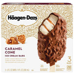 Haagen Dazs Ice Cream Bars, Caramel Cone, 3 Ct