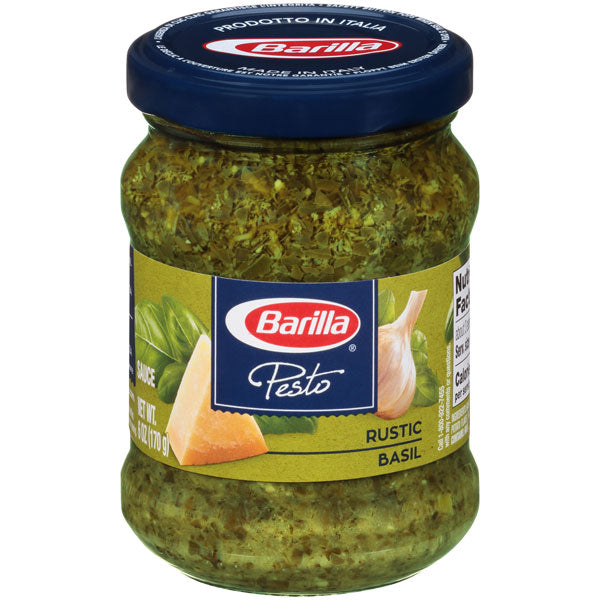 and Spread, Basil 6.5 oz Barilla® Rustic Sauce Pesto