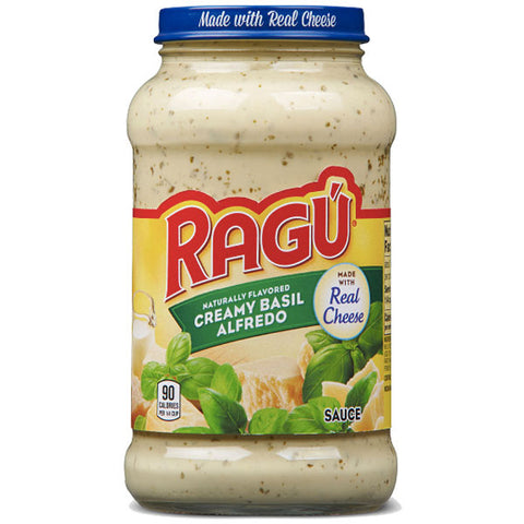 Ragú Creamy Basil Alfredo Sauce, 16 oz. - Water Butlers